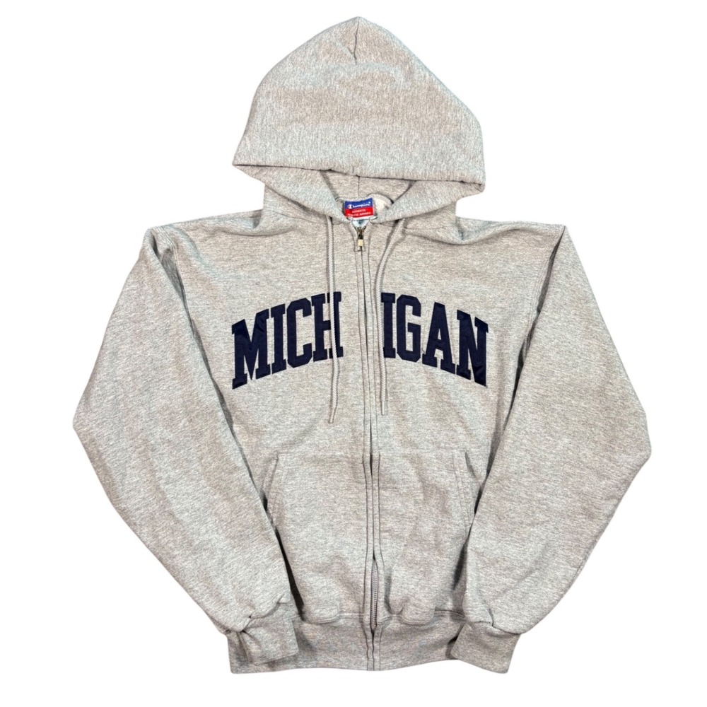 Vintage 00's Champion University of Michigan Full Zip Hoodie Size S